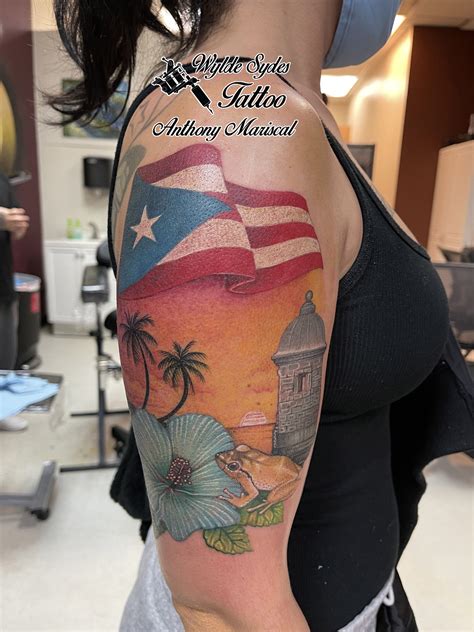 puerto rico tattoo|puerto rican tattoos for women.